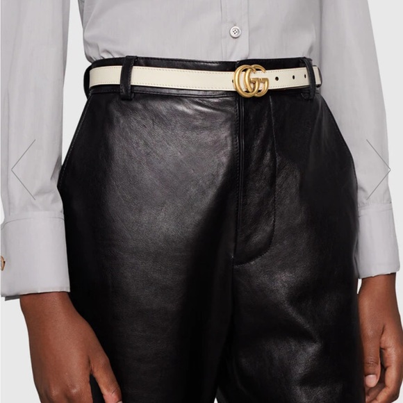 GUCCI Marmont Reversible Thin Belt Size 85 - Picture 8 of 16